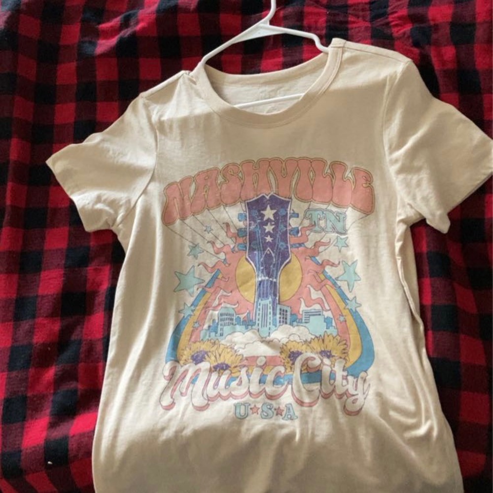 Nashville Graphic Kids T-Shirt - Cream